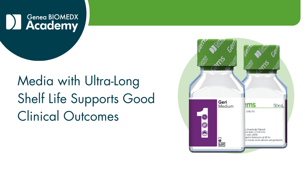 Media With Ultra-Long Shelf Life Supports Good Clinical Outcomes
