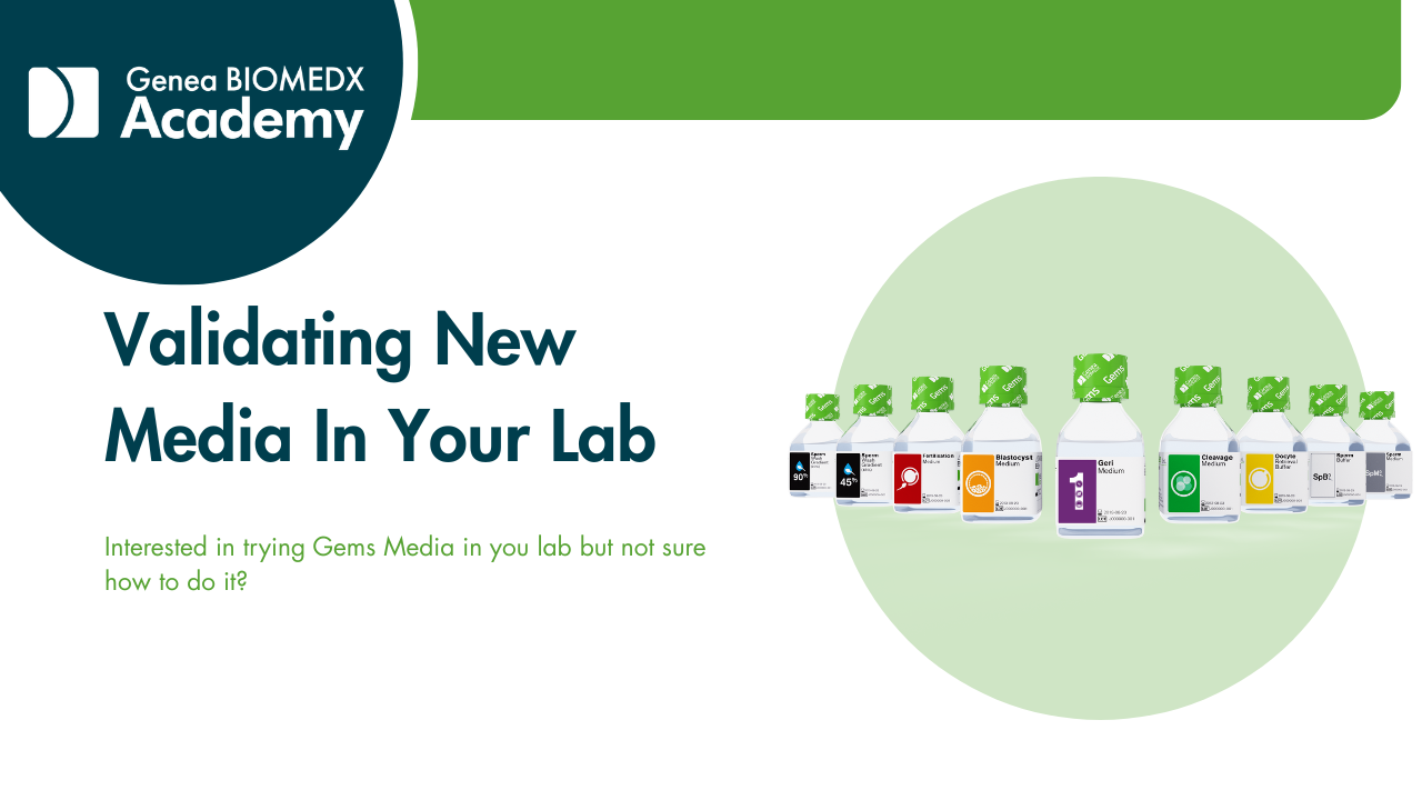 Validating New Media In Your Lab
